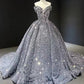 Silber/Rot/Grün Glänzend Wunderschöne Pailletten Langes Ballkleid Abendkleid Off Schulter Erwachsene Zeremonie Kleid gh3128