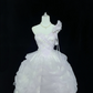 Lavender Cinched Waist Voluminous Princess Skirt Elegant Romantic Dress, Wedding Gown gh7995