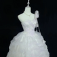 Lavender Cinched Waist Voluminous Princess Skirt Elegant Romantic Dress, Wedding Gown gh7995