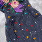 Sexy Vintage Prom & Evening Party Dress, Black Base Strapless Gown With Floral Print, Fitted Waist Slim Silhouette gh8590