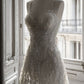 Girlhomeshops - Neues weißes, luxuriöses, süßes, kurzes, perlenbesetztes Heimkehrkleid, Geburtstagspartykleid, gh5193