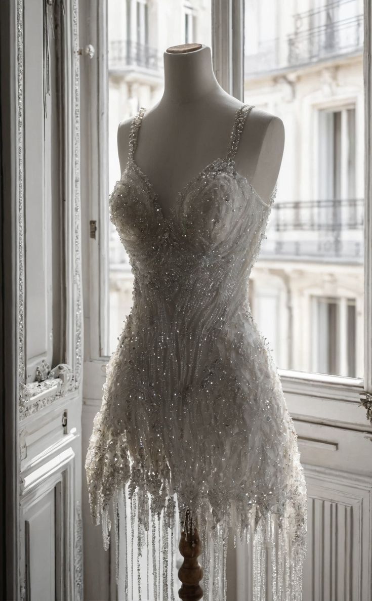 Girlhomeshops - Neues weißes, luxuriöses, süßes, kurzes, perlenbesetztes Heimkehrkleid, Geburtstagspartykleid, gh5193
