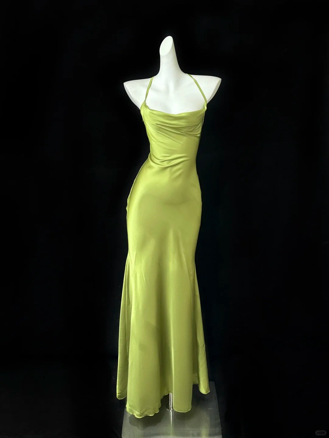 Grün Mode Elegante Strapse Rückenfrei Lange Meerjungfrau Schlank Sexy Ballkleid Abendkleid Partykleid Ballkleid gh4054