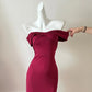 Purple Fashion Elegant Long Satin Sexy Slit Ball Gown Evening Dress Party Dress Prom Dress gh4052