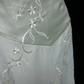 ✨Girlhomeshops-Mint Green Double Spaghetti Strap A-Line Gown Floral Embroidery gh10143