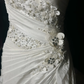 One Shoulder Vintage Bridal Gown Sweetheart Neck Beaded 3D Floral A Line Wedding Dress with Train gh9547