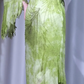 ✨Girlhomeshops-Green Beaded Mermaid Prom Dress One Shoulder Flare Sleeve Ruffled Evening Gown gh9982