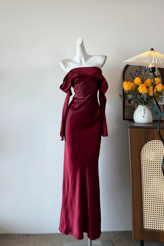 Robe longue rétro pour anniversaire ou bal de promo gh6824