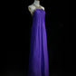 Purple Vintage Fashion Elegant Exquisite Gem Rhinestone Beading Long Floor Length Tulle Ball Gown Evening Dress Party Dress Prom Dress gh3863