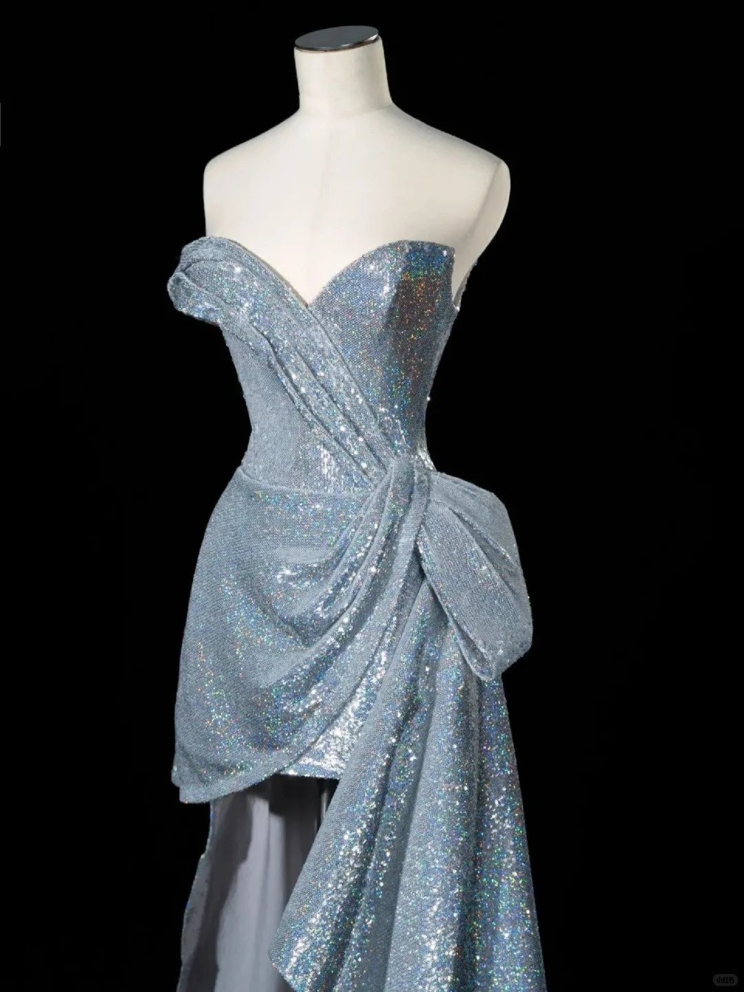 🌌Kurzes, sternenklares, helles, romantisches Ballkleid im Future Space-Stil, Silber, Abendkleid, Heimkehrkleid, Geburtstagskleid, Abschlussballkleid, gh4354