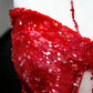 Girlhomeshops - Robe de soirée longue rouge sexy à bretelles et paillettes, élégante, gh5123