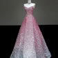 Girlhomeshops -Pink shiny gorgeous long sequin prom dress evening dress party dress gh5118