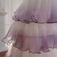 Lila Fee Elegante Schöne Homecoming Kleid Kurze Chiffon Ballkleid Geburtstag Party Kleid Abendkleid gh4411