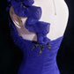 Purple Gorgeous Shiny Elegant Fashion Exquisite Beaded Floral Long Tulle Floor Length Mermaid Ball Gown Evening Gown Prom Dress Party Dress gh3857