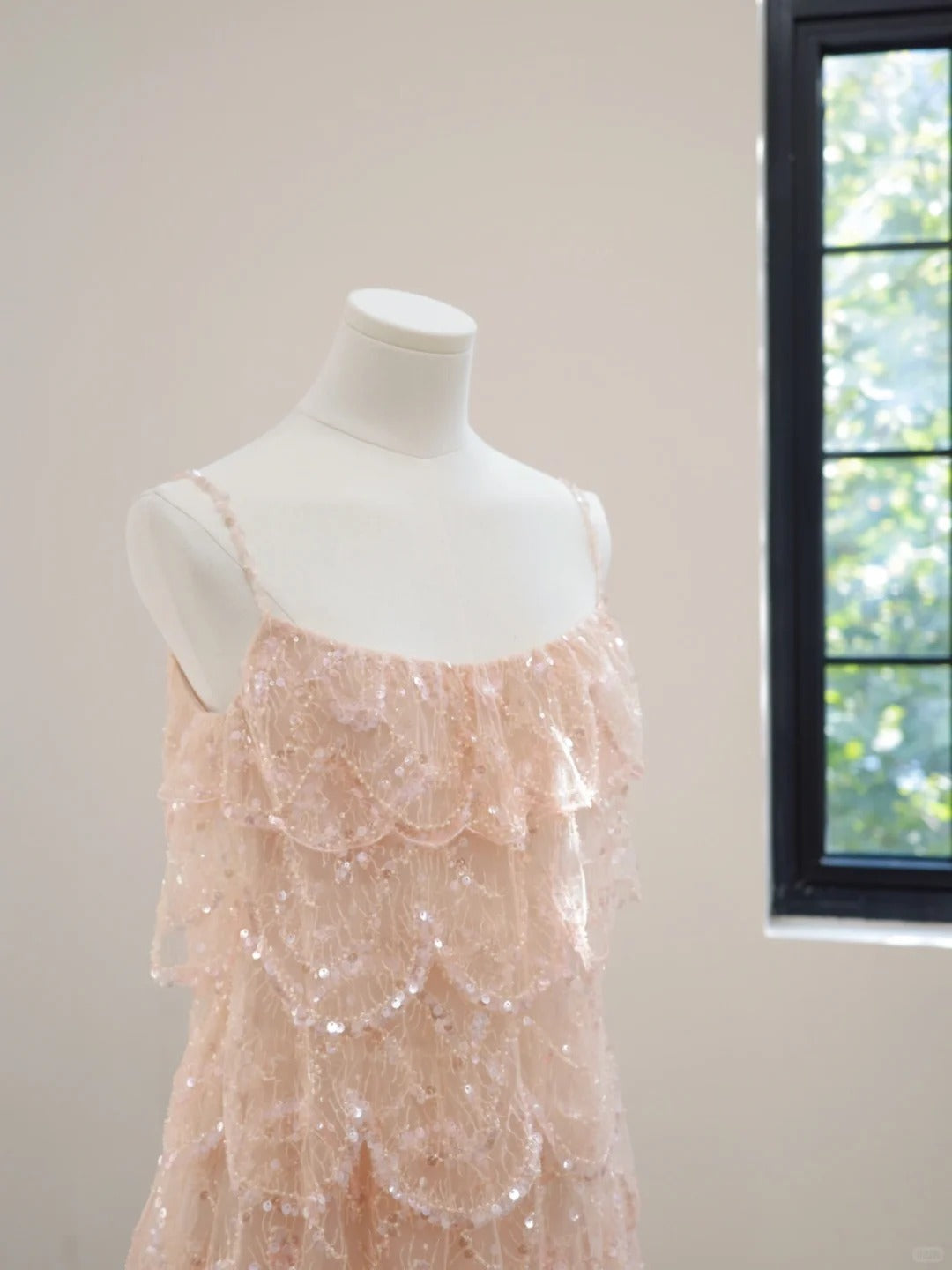 Girlhomeshops-Pink wunderschöne Pailletten glänzend kurzes Homecoming-Kleid Ballkleid Abendkleid gh5067