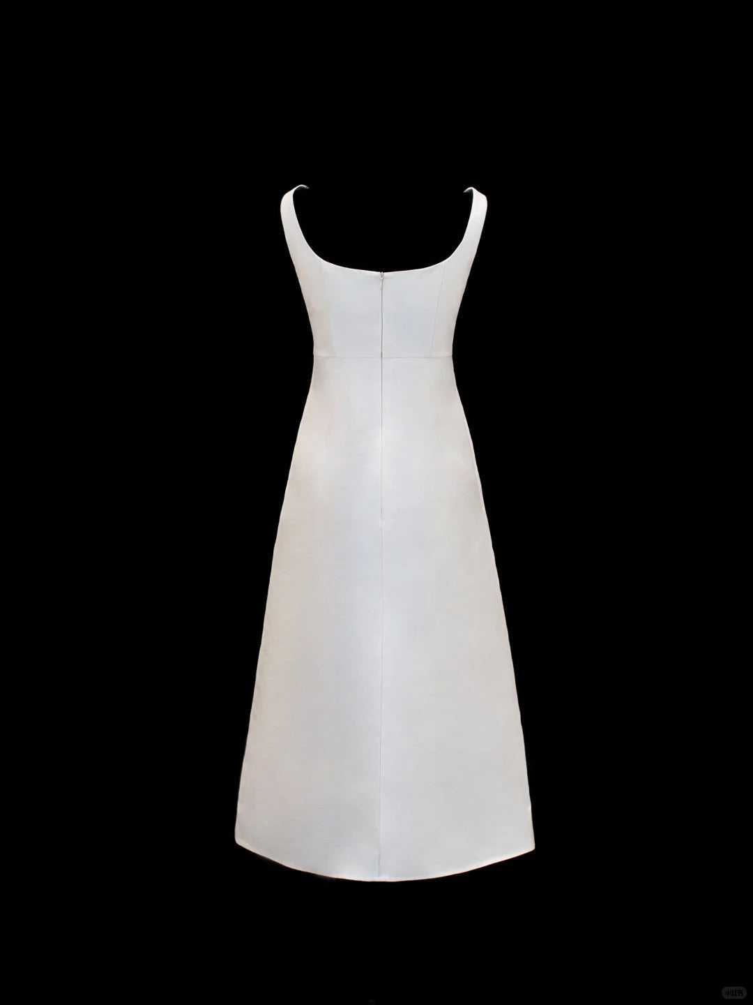 Girlhomeshops - Weißes, zart geblümtes, kurzes Satin-Heimkehrkleid, Geburtstagskleid, gh5375