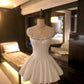 Girlhomeshops - Robe de princesse courte en satin blanc, robe de soirée d'anniversaire, robe de huitième année gh5295