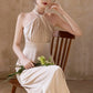 Champagne Elegant Fashion Long Satin Ball Gown Evening Dress Party Dress Bridesmaid Dresses Prom Dress Wedding Mother of the Year Dress gh3998