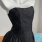 Schwarz/Rot/Weiß Mode Kurze Satin Prinzessin Kleid Homecoming Kleid Geburtstag Party Kleid Cocktail Party Kleid Abendkleid Ballkleid Abendkleid gh3970