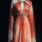girlhomeshops-Orange Elegant Gradient Beaded Long Chiffon Prom Dress gh6246