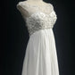 girlhomeshops-White Vintage Beaded Long Tulle Gown/Wedding Dress gh6244