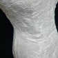 White Retro Fashion Sweetheart Neck Elegant Exquisite Lace Long Lace Tulle Floor Length Trailing Ball Gown Evening Gown Prom Gown Wedding Dress gh3873