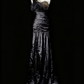 girlhomeshops-Grey Delicate Beaded Long Satin Prom Dress gh6283