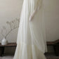 girlhomeshops - Robe de fée blanche longue en mousseline de soie gh5735