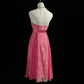 Pink Vintage Elegant Exquisite Rhinestone Lace Short Homecoming Dress Tulle Prom Dress Evening Dress Ball Gown Birthday Party Dress gh3859