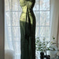 Green Elegant Fashion Exquisite Beaded Strapless Long Chiffon Ball Gown Evening Dress Birthday/Holiday Party Dress Prom Dress gh4066