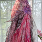 Rosa Elegant Romantisch Exquisite Blumen Lange Chiffon Ballkleid Abendkleid Partykleid Ballkleid gh4003