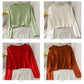 Netzroter, gleicher, einreihiger, kurzer, eng anliegender, langärmliger Strickcardigan 1694