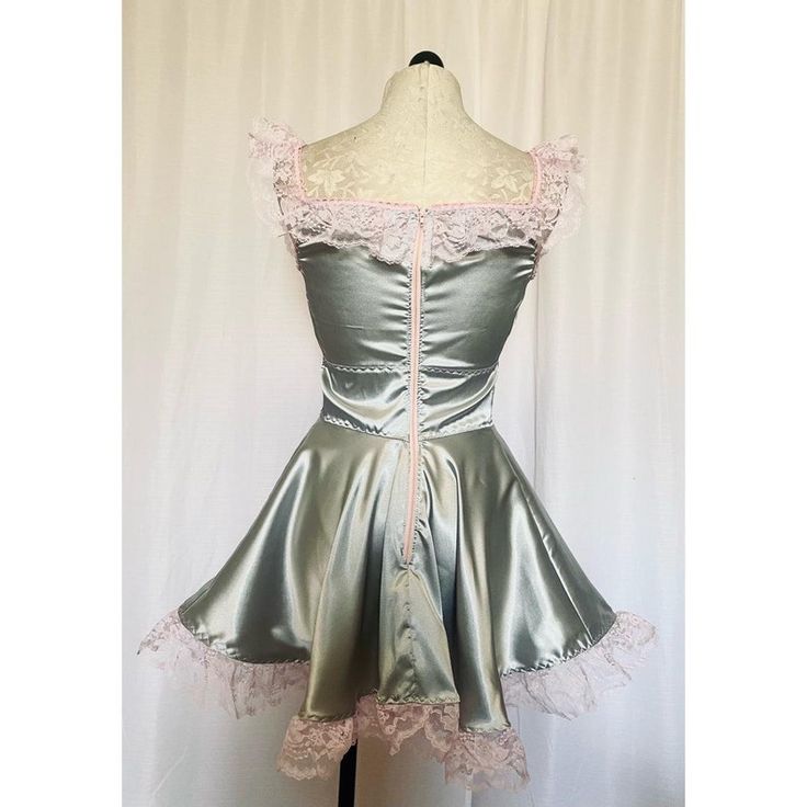 Mintgrün Süßes Kurzes Satin Homecoming Kleid Geburtstagskleid gh4628