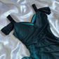 Turquoise Elegant Shiny Long Chiffon Ball Gown Evening Dress Party Dress Prom Dress gh4237