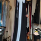 Halter Black White Color Block Satin Prom Dress Mesh Cutout Mermaid Formal Evening Gown gh9818