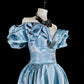 girlhomeshops - Élégante robe de bal longue en satin bleu gh6136