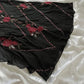 Robe de soirée longue en tulle à fleurs et perles, noire, magnifique, moulante, sans bretelles, exquise, rose rouge, gh3157