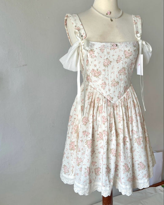 girlhomeshops - Robe de soirée courte et longue en mousseline de soie à fleurs gh5713