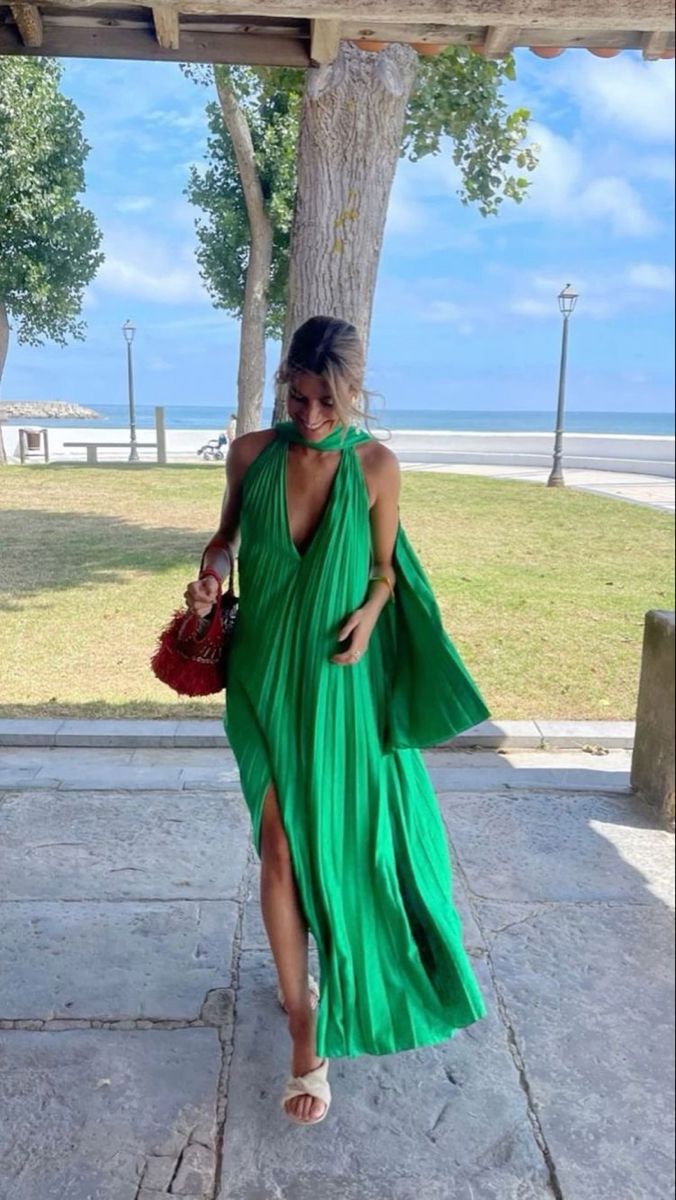 Pink/green fashion V-neck elegant long satin evening dress party dress wedding guest dress maternity dress gh3056