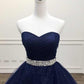 Royal blue/Purple gorgeous shiny exquisite beaded A-line long tulle ball gown evening dress gh3558