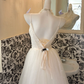 Ivory Spaghetti Straps, Cinched Waist, Slimming Silhouette, Full Flared Tulle Skirt Long Romantic Dress, Wedding Gown gh7820