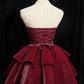 girlhomeshops-Schwarz/Rot Kurzes Homecoming-Kleid Halloween-Partykleid Halloween-Kostüm-Outfit Halloween gh5771