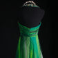 Green Gradient Exquisite Bead Decoration Long Formal Dress gh6768