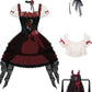 Girlhomeshops-Schwarz-rotes, geblümtes Tüll-Spitzen-Kurzes Heimkehrkleid, Geburtstagskleid, gh5346