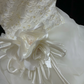 Off-white Halter Romantic Gown, Cinched Waist, Voluminous Tiered Cake Skirt, Wedding Dress & Bridal Gown gh8176