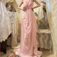 Rosa Mode Eine Schulter Lange Chiffon Ballkleid Abendkleid gh4430