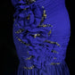 Purple Gorgeous Shiny Elegant Fashion Exquisite Beaded Floral Long Tulle Floor Length Mermaid Ball Gown Evening Gown Prom Dress Party Dress gh3857