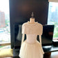 Girlhomeshops - Robe de princesse courte blanche en mousseline de soie, robe de soirée d'anniversaire, robe de huitième année, jupe de ballet petite princesse française gh5296
