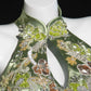 Green Elegant Exquisite Beaded Sequined Long Satin Mermaid Cheongsam Ball Gown Evening Gown Wedding Gown Party Dress gh4132