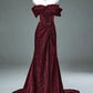Purple Elegant Fashionable Elegant Exquisite Texture Long Satin Floor-length Prom Dress Evening Dress Princess Graduation Dress Adult Ceremony Dress gh3847